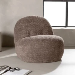 Hot Nohr Fauteuil Hadiyah Bouclé