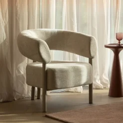 New Zuiver Fauteuil Heels Geweven stof