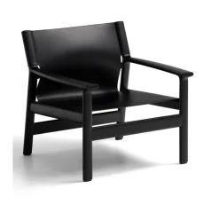 Best Kave Home Fauteuil Jan Leder en essenhout