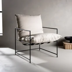 Nohr Fauteuil Julieanna Linnen Wit