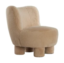 Light & Living Fauteuil Kamovu Teddy, kleur Beige
