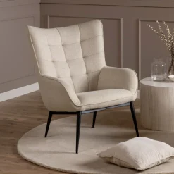 Hot Bendt Fauteuil Kittie stof, kleur Beige