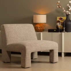 Hot WOOOD Fauteuil Lavid Geweven Naturel