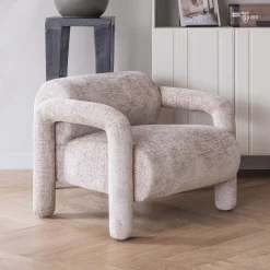 Clearance WOOOD Fauteuil Lenny Structure Velvet