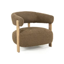 Best Eleonora Fauteuil Lola Bouclé en eikenhout