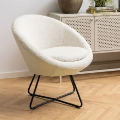 Bendt Fauteuil Lærke Teddy, kleur Beige