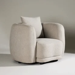 Discount Nohr Fauteuil Macrina Bouclé, kleur Beige