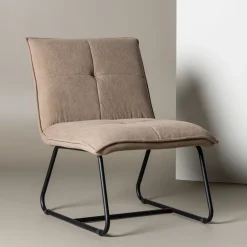 Hot Nohr Fauteuil Manisha Rib, kleur Bruin