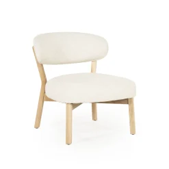 Discount Eleonora Fauteuil Mikky Eikenhout en stof