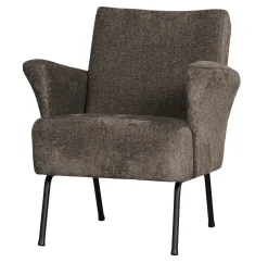 Best WOOOD Fauteuil Muse Chenille