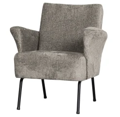Best WOOOD Fauteuil Muse Chenille