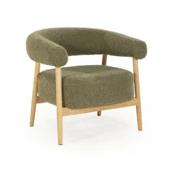 Best By-Boo Fauteuil Mysa Teddy en eikenhout
