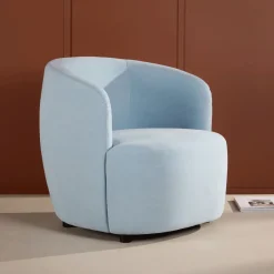 Sale Nohr Fauteuil Obie Linnenlook, kleur Licht Blauw