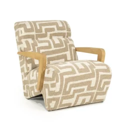 Hot Eleonora Fauteuil Olek Graffic Bouclé