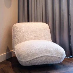 New Richmond Interiors Fauteuil Ophelia Chenille Cru00e8me