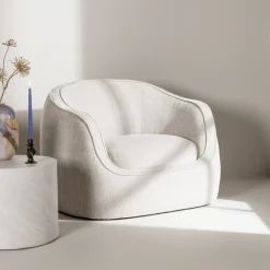 Online Nohr Fauteuil Quentella kleur Lichtgrijs