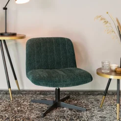 Best ZILT Fauteuil Quintin Rib Groen