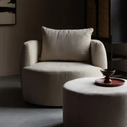 New Dutchbone Fauteuil Rocca Geweven stof