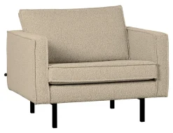 New WOOOD Fauteuil Rodeo Bouclé, kleur Beige