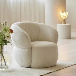 Rivièra Maison Fauteuil San Remo Bouclé