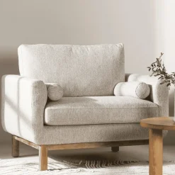 Online Nohr Fauteuil Shanai Bouclé, kleur Beige
