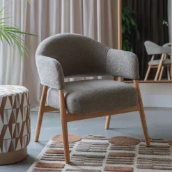 Discount ZILT Fauteuil Shenae Bouclé