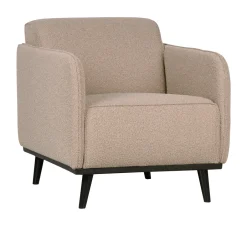 Hot WOOOD Fauteuil Statement Bouclé