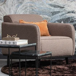 Hot WOOOD Fauteuil Statement Bouclé