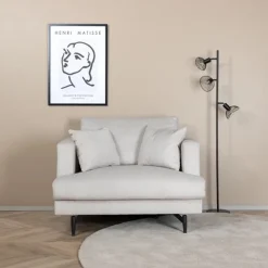 Clearance Nohr Fauteuil Tamora Rib, kleur Beige