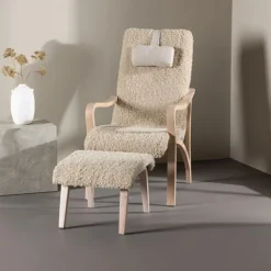 New Nohr Fauteuil Tandra Sheep, Met voetenbank