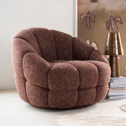 Hot Eleonora Fauteuil Tina Bouclé