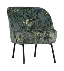Best WOOOD Fauteuil Vogue Poppy Velvet