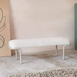 Kave Home Halbank Compo Chenille, 130cm, kleur Beige