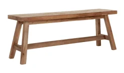 Outlet MUST Living Halbank Herringbone Teakhout, 120cm Naturel