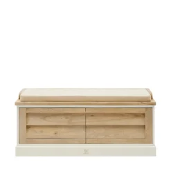 Discount Rivièra Maison Halbankje Pacifica Mangohout, 110cm White