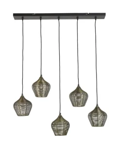 Online Light & Living Hanglamp Alvaro 5-Lamps