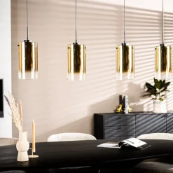 Hot BASE Hanglamp Annabelle Glas, kleur Goud