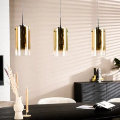 Hot BASE Hanglamp Annabelle Glas, kleur Goud