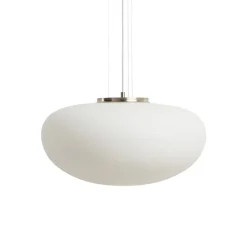 Hot Kave Home Hanglamp Ardali Glas, Ø50cm Wit