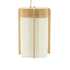 Discount By-Boo Hanglamp Aterlier Linnen en houtlook