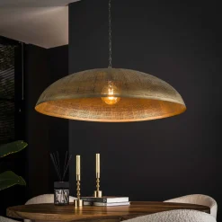 Outlet LifestyleFurn Hanglamp Aubre Metaal, Ø90cm, kleur Brons antiek