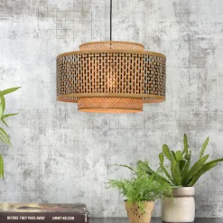 Outlet GOOD&MOJO Hanglamp Bhutan Bamboe Naturel
