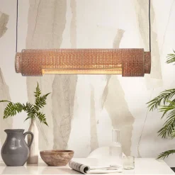 GOOD&MOJO Hanglamp Bhutan Bamboe, 85cm