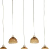 Outlet Light & Living Hanglamp Bisho kleur Bruin