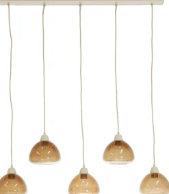 Outlet Light & Living Hanglamp Bisho kleur Bruin