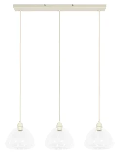 Sale Light & Living Hanglamp Bisho 3-lamps Cru00e8me