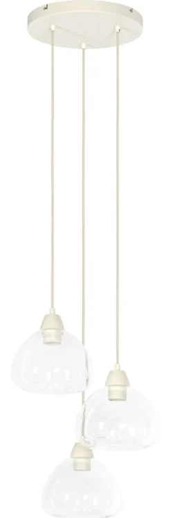 Online Light & Living Hanglamp Bisho 3-Lamps getrapt Cru00e8me
