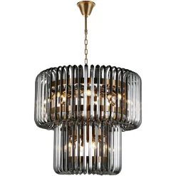 Online Richmond Interiors Hanglamp Bryon kleur Smoke