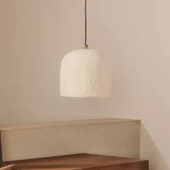 Sale Kave Home Hanglamp Calvia Papier-maché, 25cm