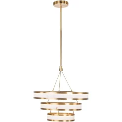 Online Richmond Interiors Hanglamp Cealora Resin Wit